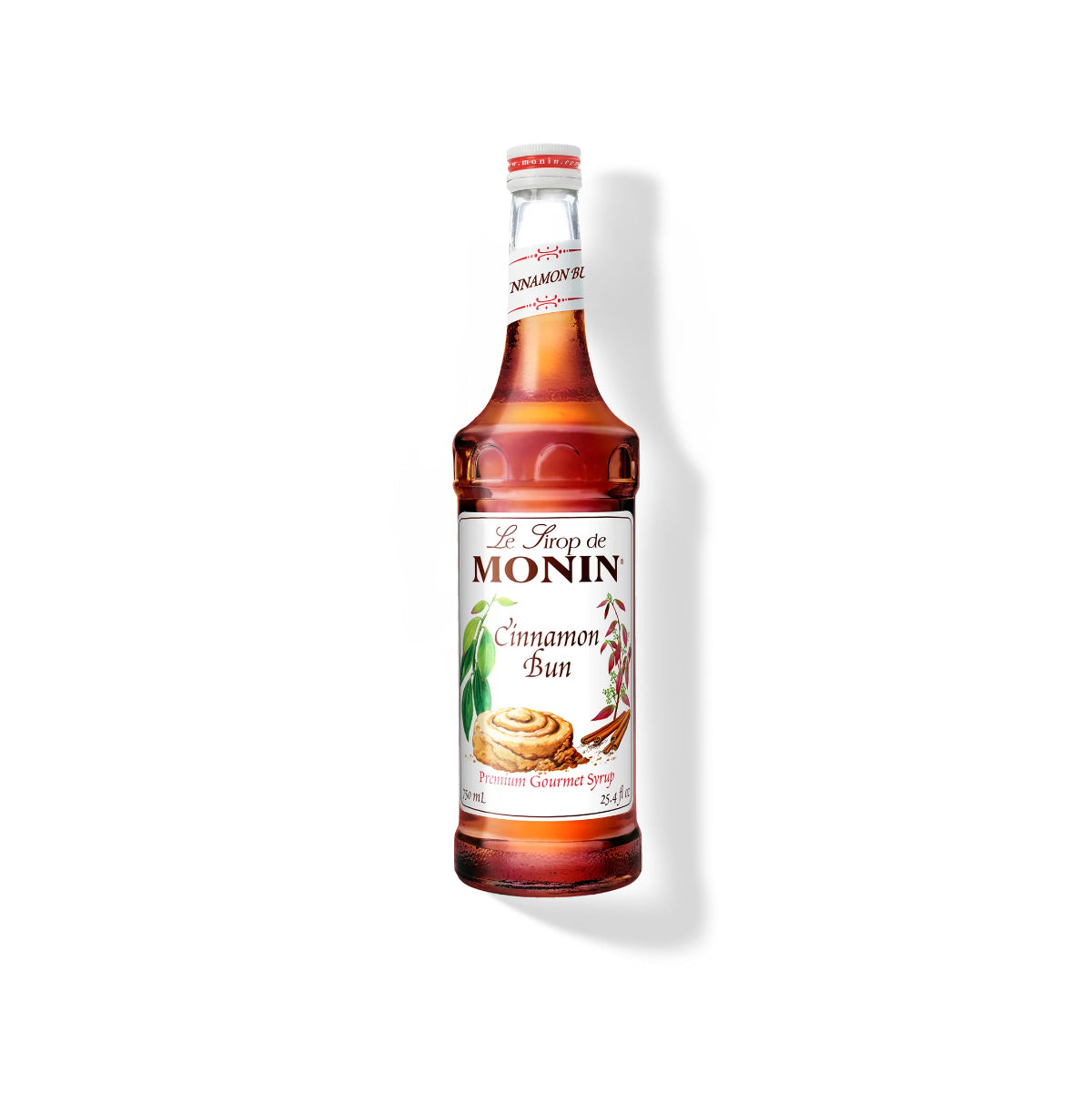 Monin Cinnamon Bun Syrup 750ml Glass Bottle