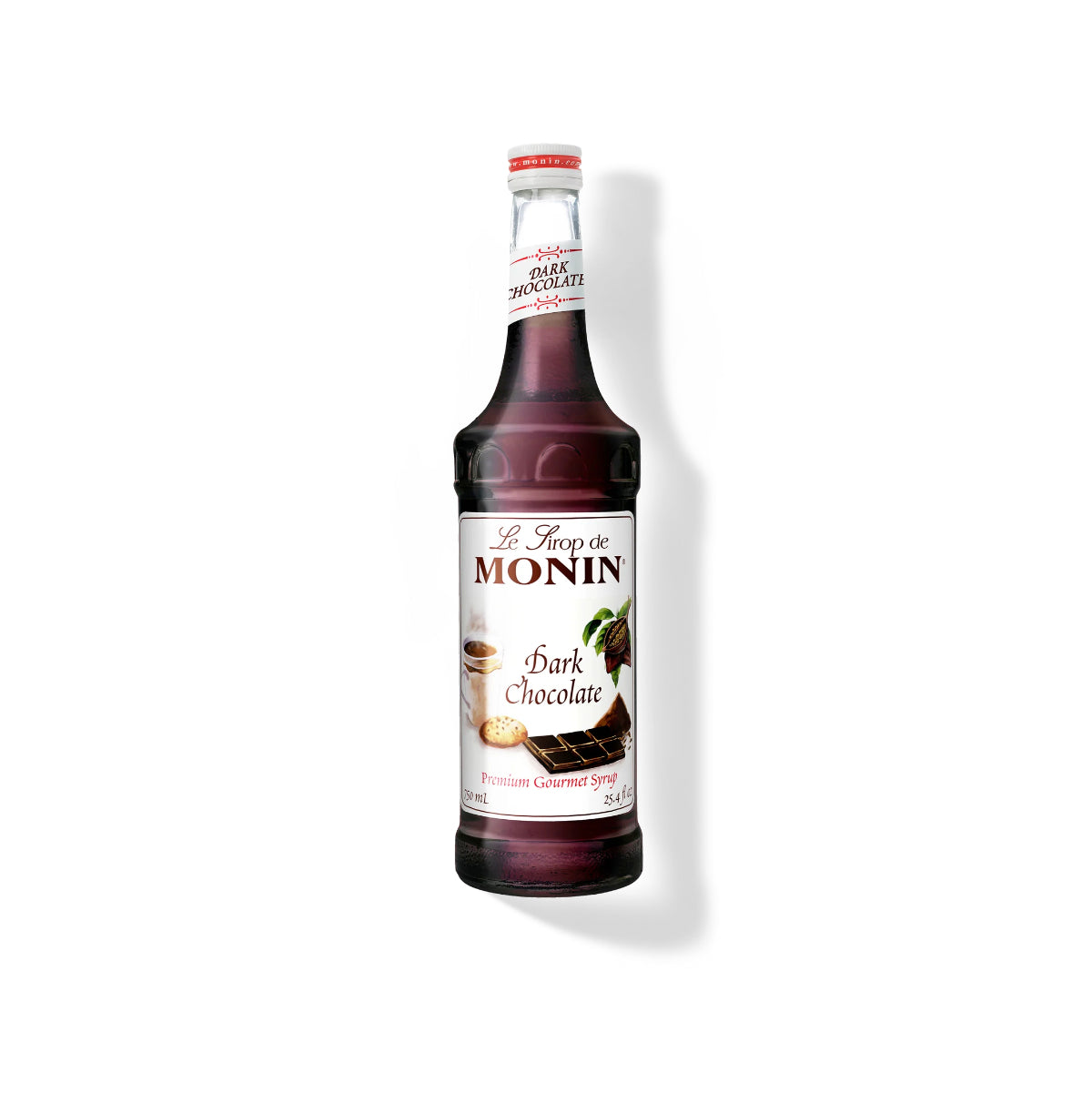 Monin Dark Chocolate Syrup 750ml Glass Bottle