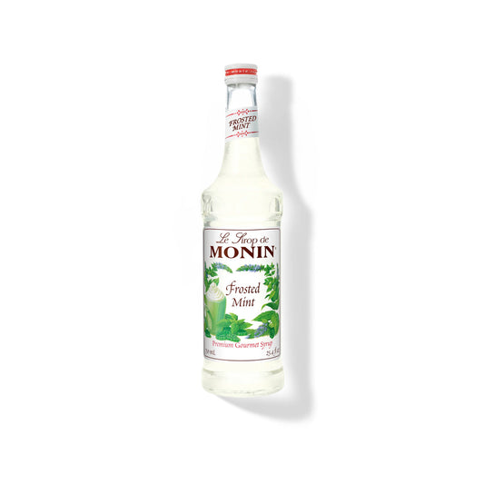 Monin Frosted Mint Syrup 750ml Glass Bottle