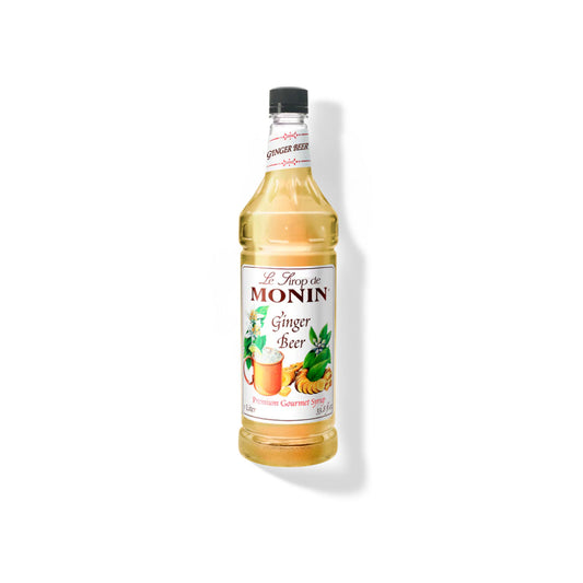 Monin Ginger Beer Syrup 1L Plastic Bottle