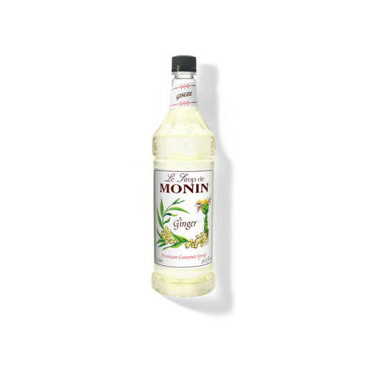 Monin Ginger Syrup 750ML Glass Bottle