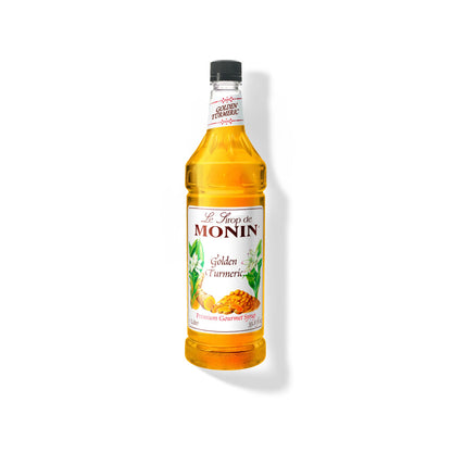 Monin Golden Turmeric Syrup 1L Plastic Bottle (Pack of 4)