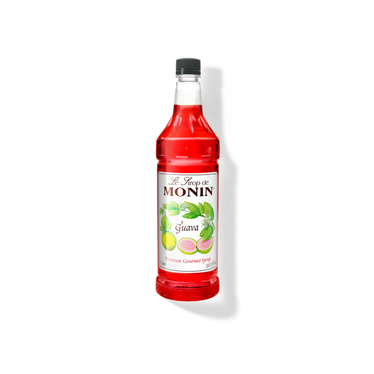 Monin Guava Syrup 1L Plastic Bottle