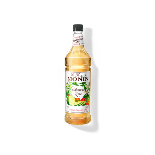 Monin Habanero Lime Syrup 1L Plastic Bottle