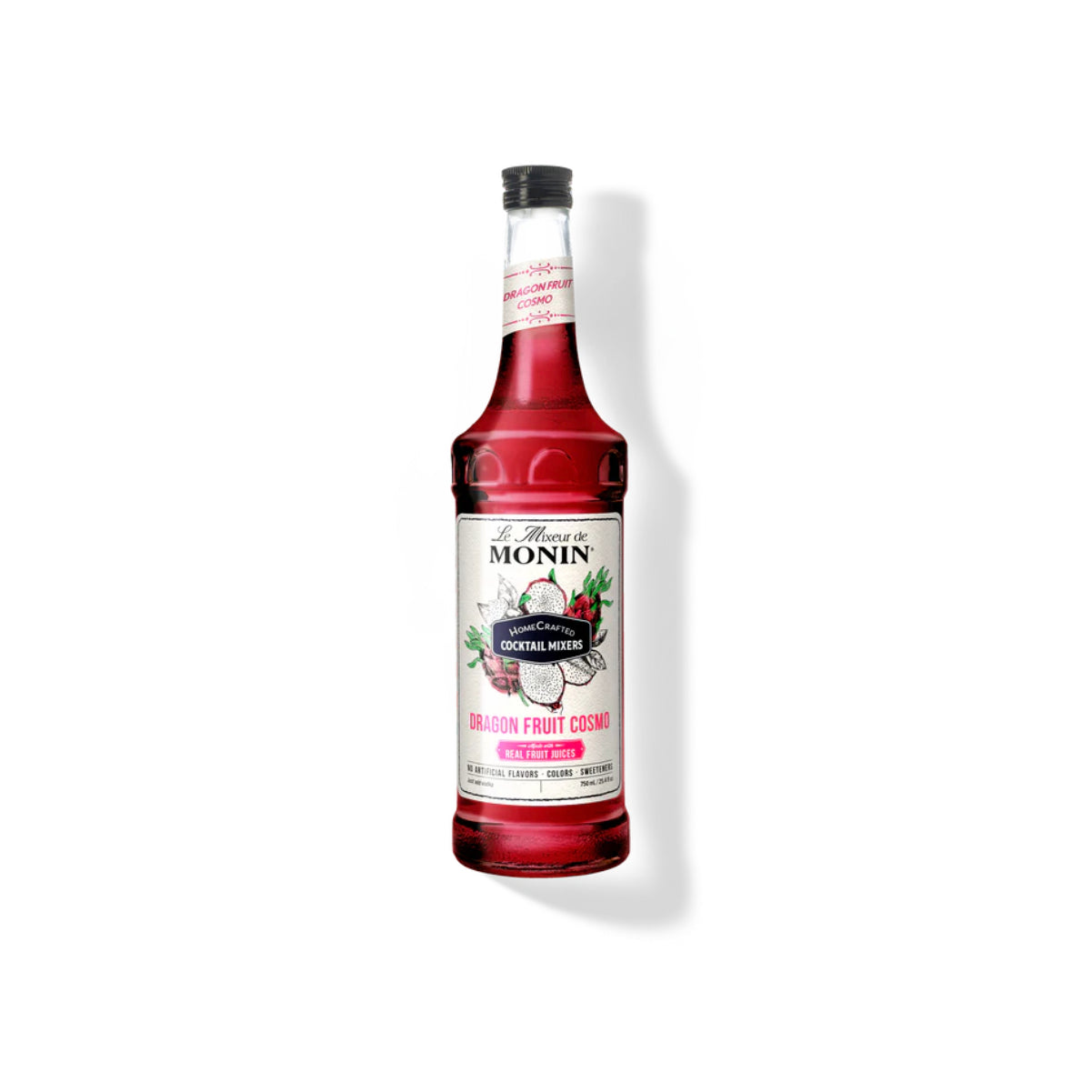 Monin Homecrafted Dragon Fruit Cosmo 750ml Glass Bottle