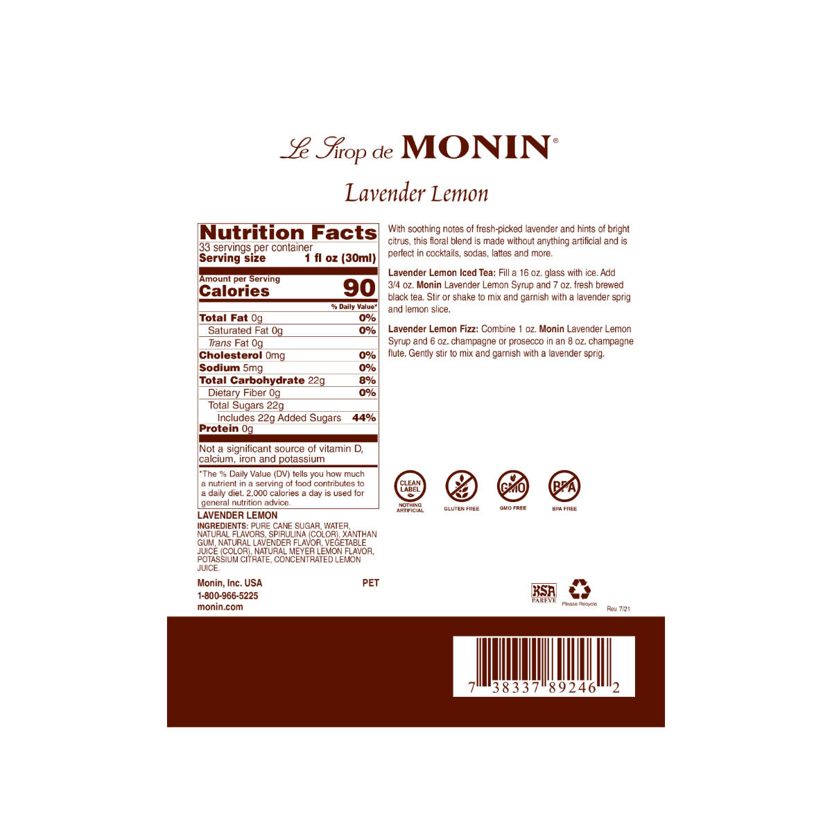 MoninLavenderLemon1LLabel-TheKitchenBarista