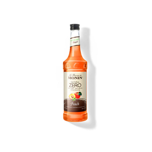 Monin Natural Zero Peach 1L Plastic Bottle