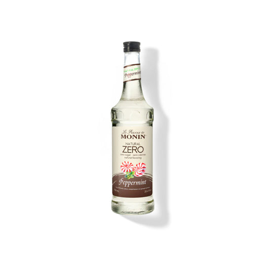 Monin Natural Zero Peppermint 750ml Glass Bottle