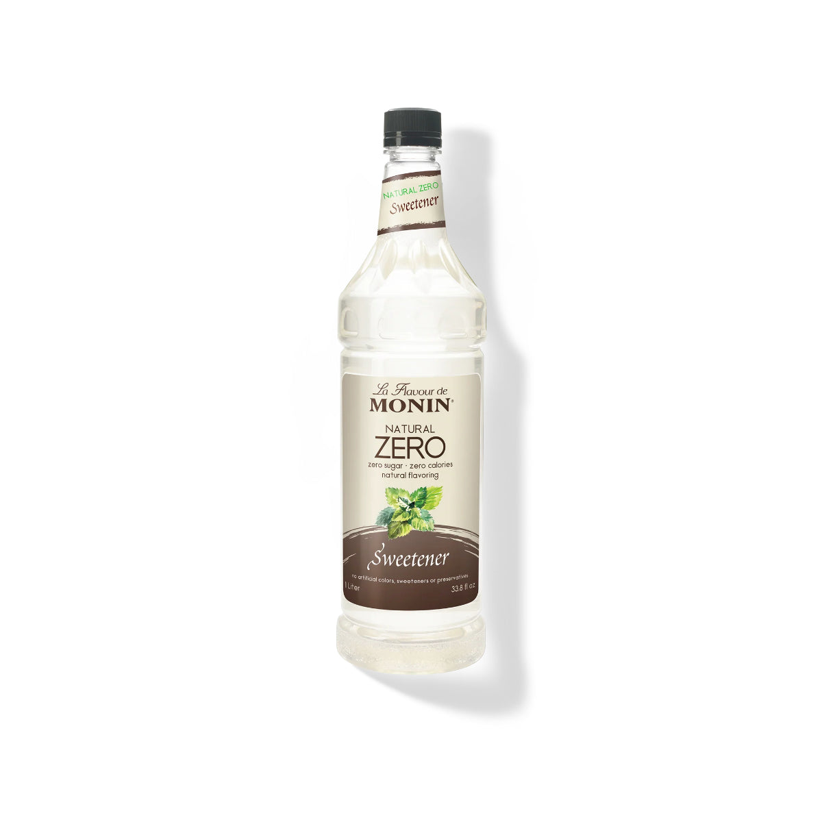 Monin Natural Zero Sweetener 1L Plastic Bottle