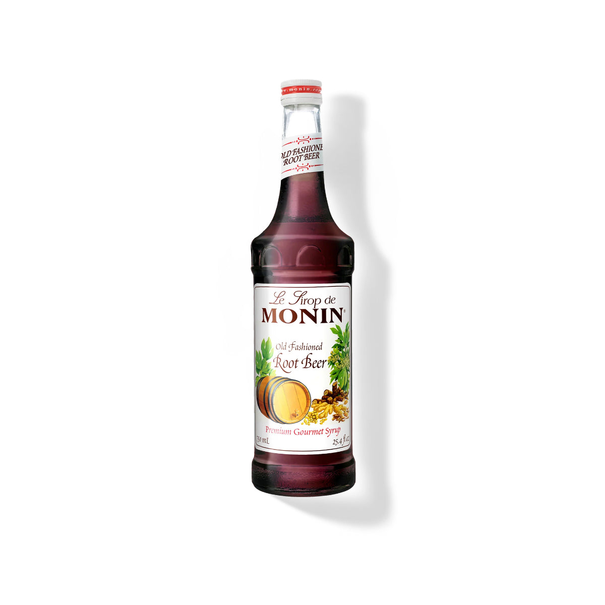 Monin Old Fashioned Root Beer Syrup 750ml Glass Bottle