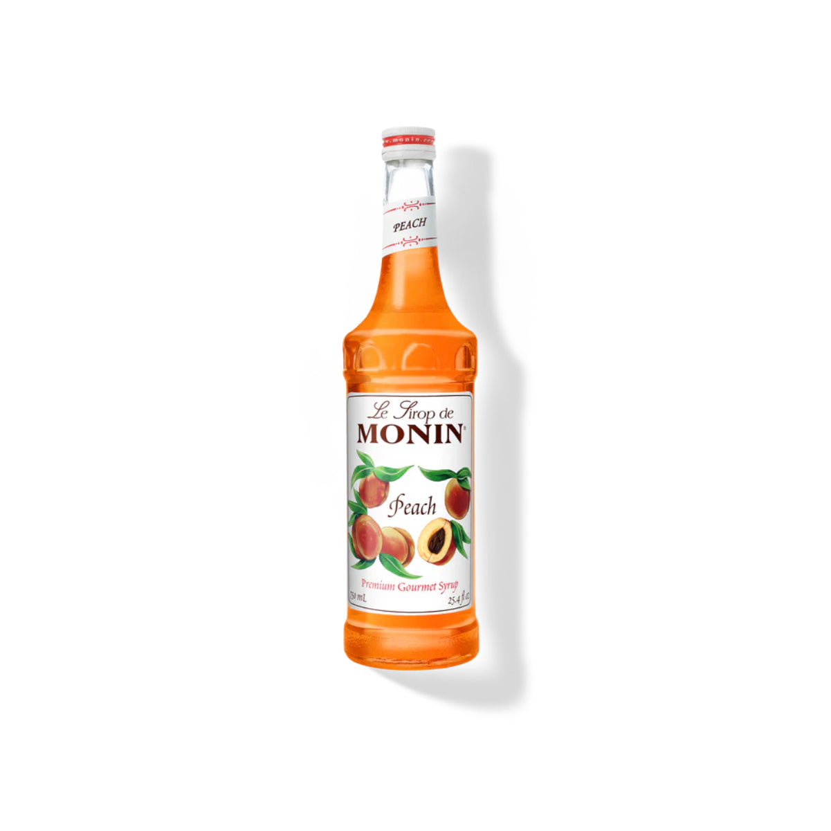 Monin Peach Syrup 1L Plastic Bottle