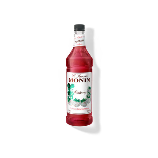 Monin Pineberry Syrup 1L Plastic Bottle