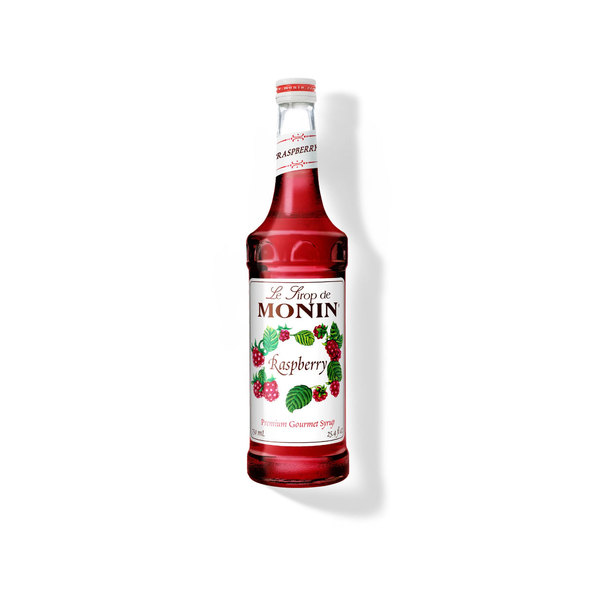 Monin Raspberry Syrup 750ml Glass Bottle