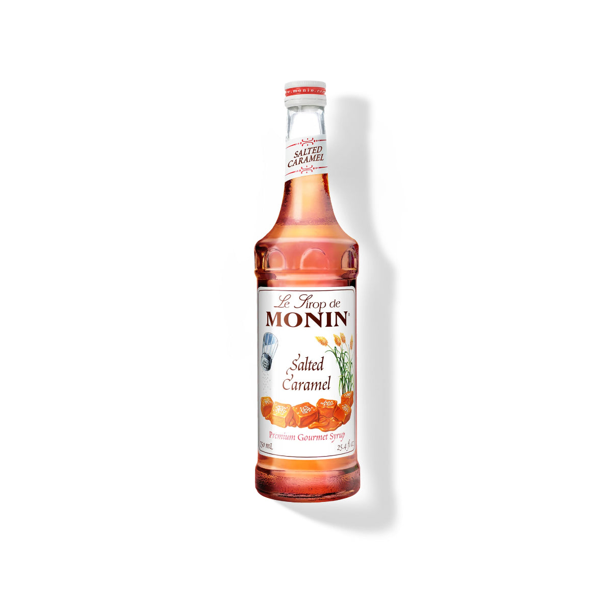 Monin Salted Caramel Syrup 750ml Glass Bottle