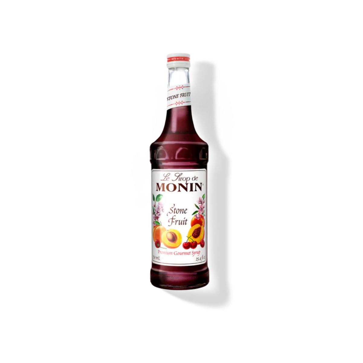Monin Stone Fruit Syrup 1L Plastic Bottle
