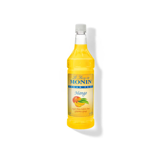 Monin Sugar Free Mango Syrup 1L Plastic Bottle