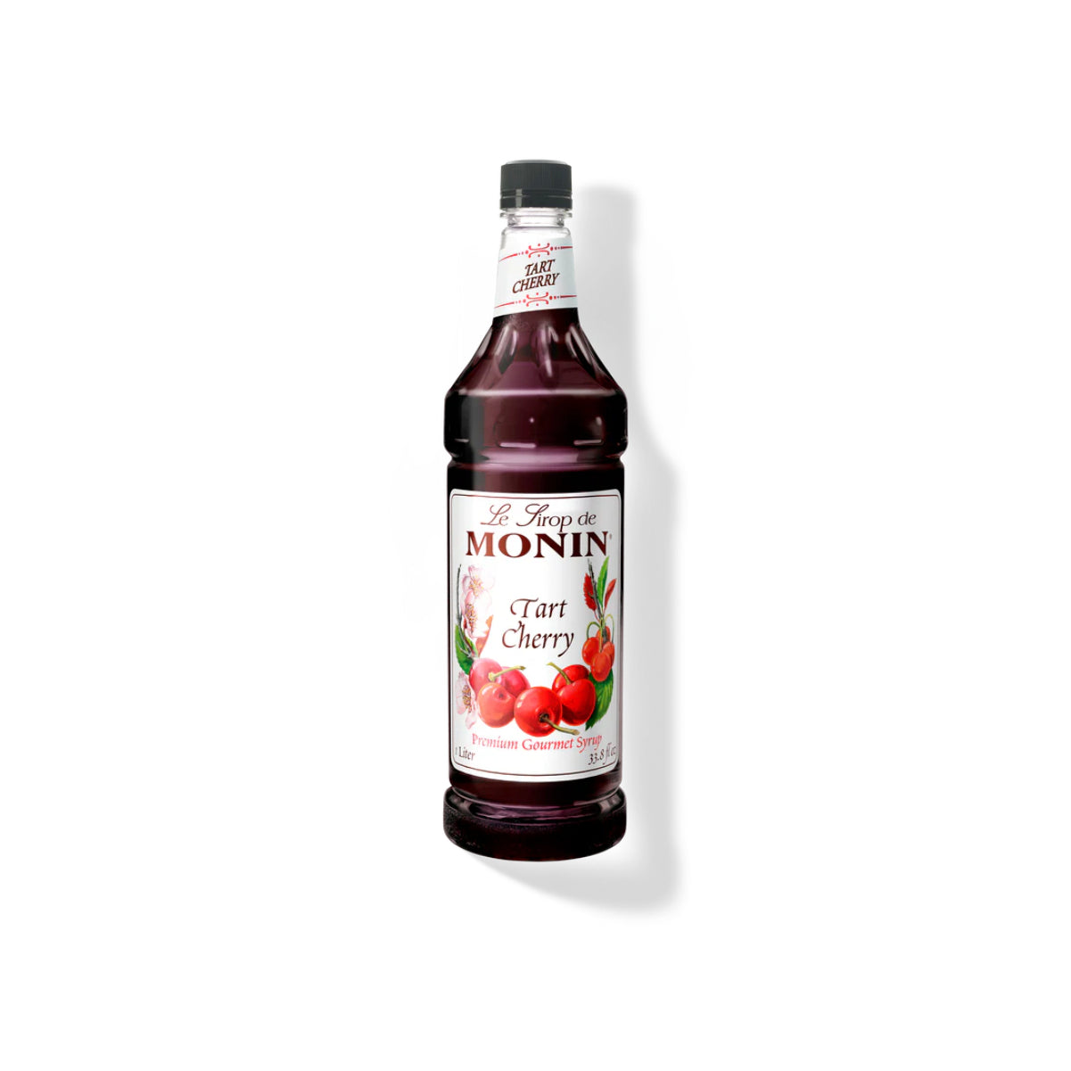 Monin Tart Cherry Syrup 1L Plastic Bottle
