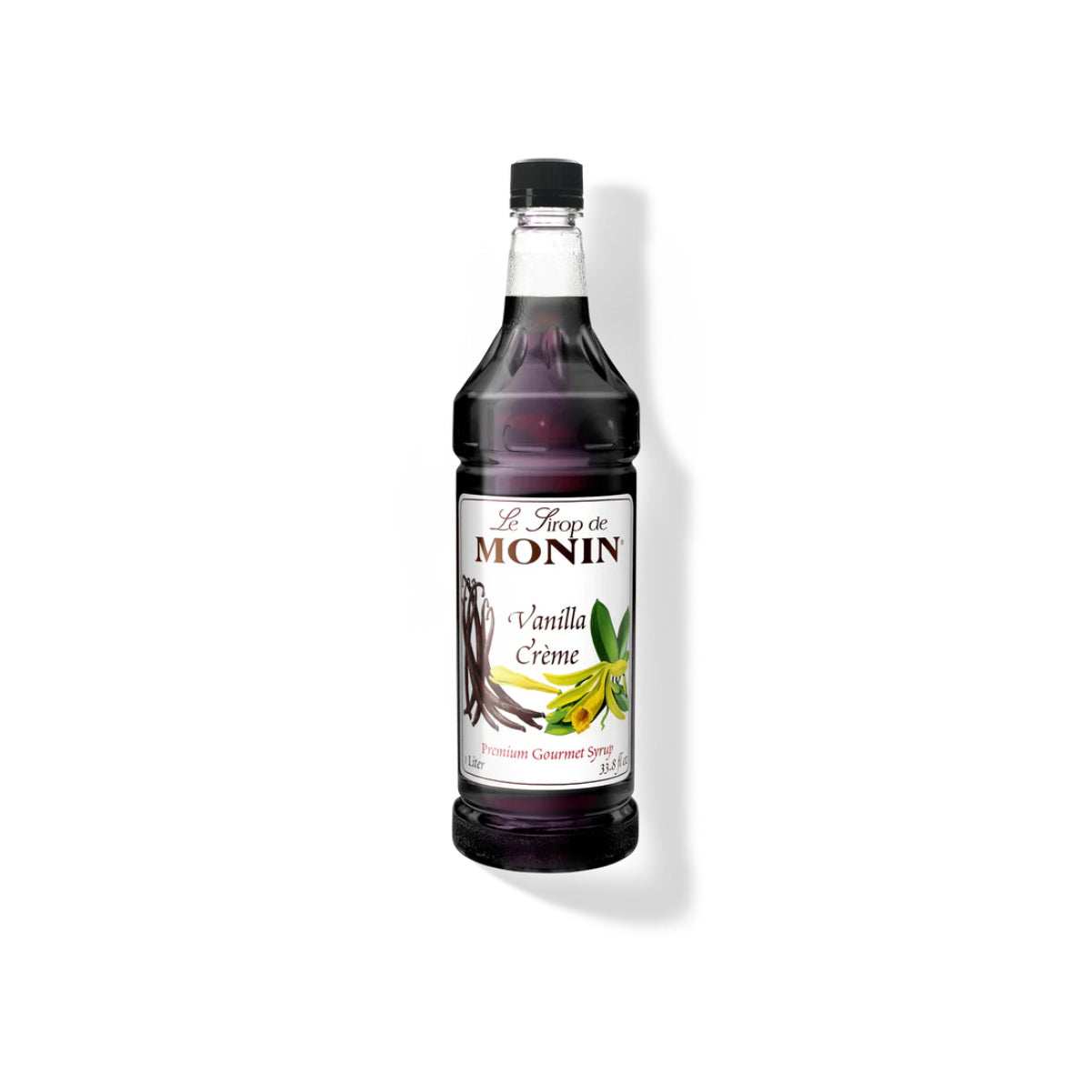 Monin Vanilla Crème Syrup 1L Plastic Bottle