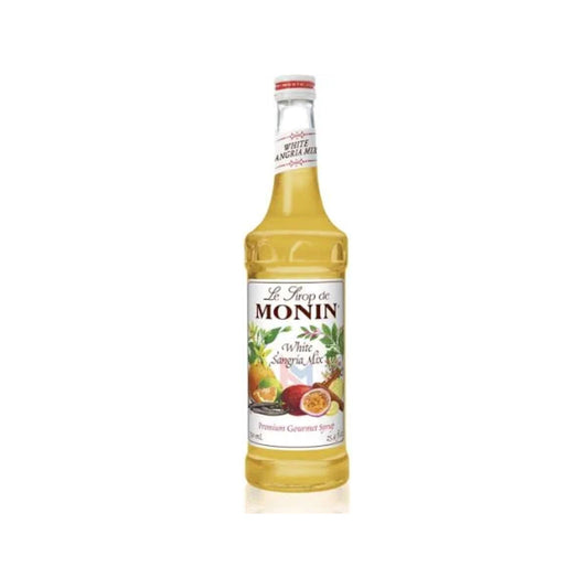 Monin White Sangria Mix Syrup 750ml Glass Bottle