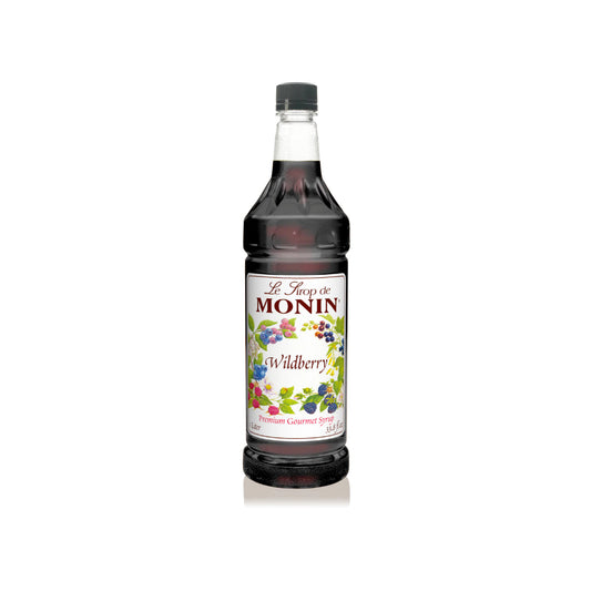Monin Wildberry Syrup 1L Plastic Bottle