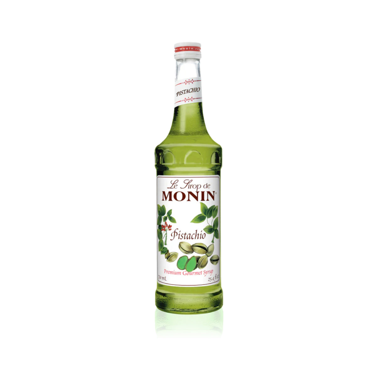 Monin Pistachio Syrup 750ml Glass Bottle