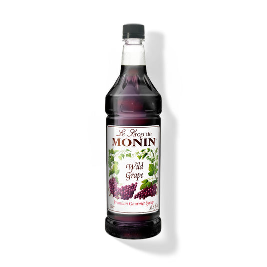 Monin Wild Grape Syrup 1L Plastic Bottle