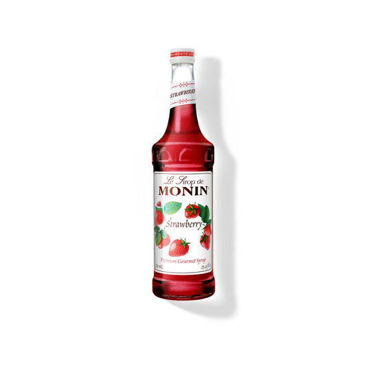 Monin Strawberry Syrup 750ml Glass Bottle