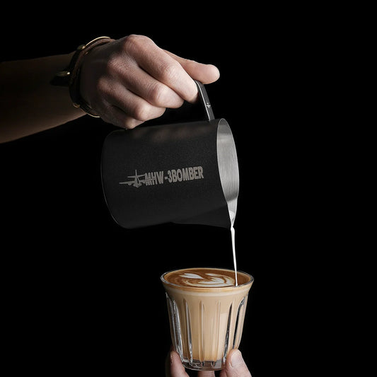 Latte Art Milk Frothing Pitcher – MHW-3BOMBER 5.0 (Matte Black - 450ml) [P3025B]