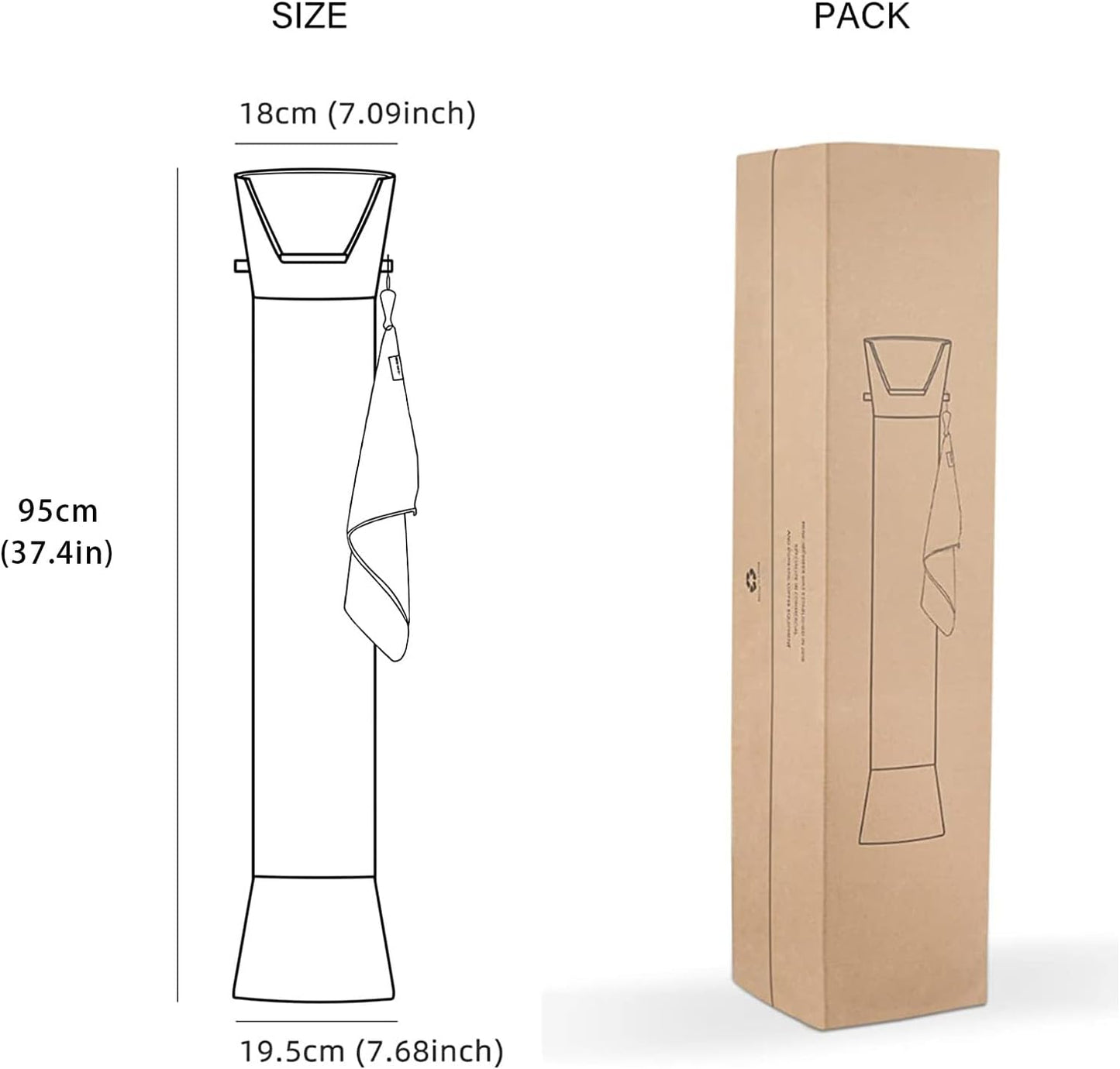 MHW-3BOMBER Commercial Espresso Knock Box for Coffee Bar, 6.8L (80 Cups) [GB5449]